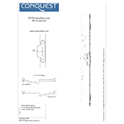 #08 Winkhaus FGTE Multi-Point Slave Door Lock 45mm