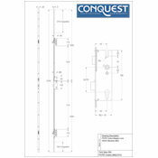 #02 Winkhaus FGTE Cobra Multi-Point Master Door Lock 45mm