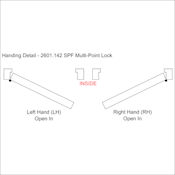 #07 Winkhaus 4941824 & 4941823 Thunderbolt SPF Slam Lock Multi-Point Door Lock 45mm Backset