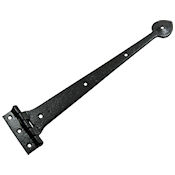 #04 Kirkpatrick 3679 18" (457mm) Black Iron T (Tee) Strap Hinge