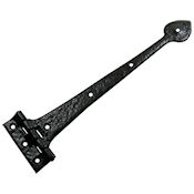 #07 Kirkpatrick 814 15" (388mm) Black Iron T (Tee) Strap Hinge