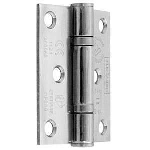 #04 3" (76mm) Stainless Steel Ball Race Bearing Fire Door Hinge