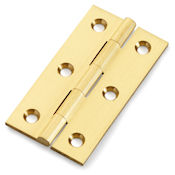 #10 2.5" (64mm) Solid Brass Cabinet Hinge