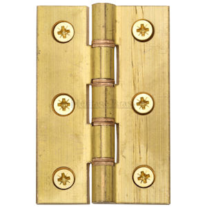 #02 3" (76mm) Solid Brass Butt Hinge DPBW