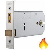 #08 5" (123mm) Deep Horizontal Mortice Bathroom Lock for Door Knobs