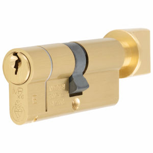 #06 Extra High Security 6 Pin 80mm Euro Profile Key & Thumbturn Cylinder TS007 1*