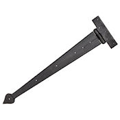 #31 22" (562mm) Hand Forged Gothic Arrow Head T (Tee) Strap Hinge