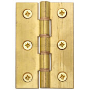 #02 3" (76mm) Solid Brass Butt Hinge DPBW