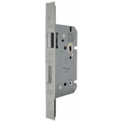 #06 85mm Euro DIN Style Mortice Bathroom Lock for Lever Door Handles