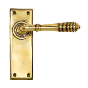#05 - Marot Lever Door Handle on Latch Backplate