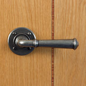 #03 - Chateau Lever Door Handle on Rose