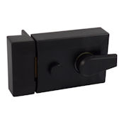 #04 - Standard Cylinder Rim Nightlatch Black