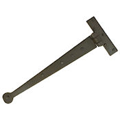 #17 15" (379mm) Hand Forged Penny End T (Tee) Strap Hinge