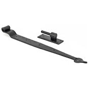 #10 24" (610mm) Hand Forged Cranked Hook & Band Strap Hinge