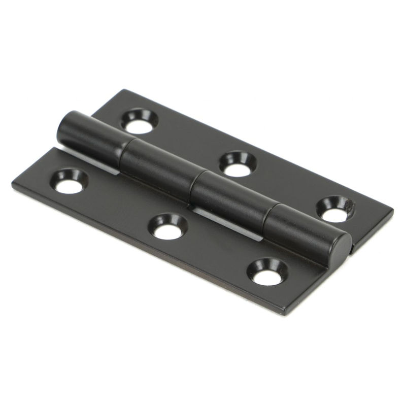 2" (50mm) Solid Bronze Butt Hinge Aged Polished