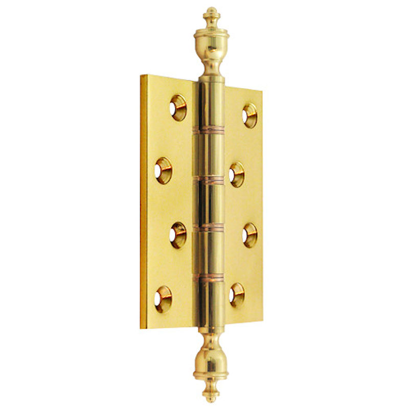 Simonswerk 1450 Urn 4" (100mm) Solid Drawn Brass Finial Hinge DPBW