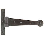 #05 6" (166mm) Hand Forged Penny End T (Tee) Strap Hinge