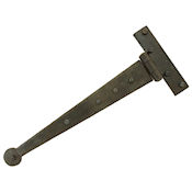 #13 12" (305mm) Hand Forged Penny End T (Tee) Strap Hinge