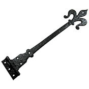 #23 Kirkpatrick 1820 20" (516mm) Black Iron T (Tee) Strap Hinge