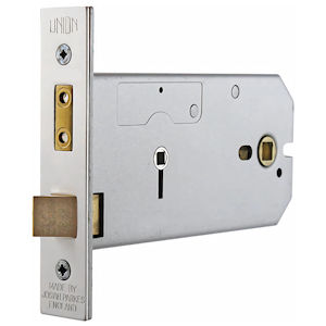 #09 6" (149mm) Deep Horizontal Mortice Bathroom Lock for Door Knobs