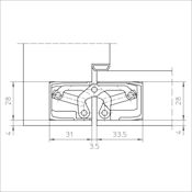 #02 TECTUS TE340 3D Concealed Hinge 80Kg