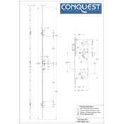 #02 Winkhaus FAB AV2 Automatic Multi-Point Double Door Lock Short