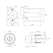 #14 - Ingersoll SC71 Automatic Cylinder Rim Deadlock