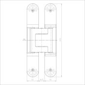 #04 TECTUS TE540 3D Concealed Hinge 120Kg