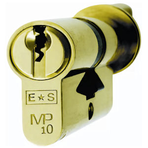 #08 High Security 10 Pin 64mm Euro Profile Key & Thumbturn Cylinder
