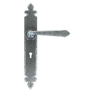 #12 - Cromwell Lever Door Handle on Lock Backplate