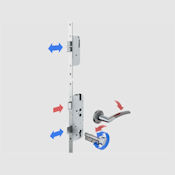 #03 Winkhaus FAB Thunderbolt Multi-Point Double Door Lock 45mm KTA