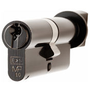 #09 High Security 10 Pin 70mm Euro Profile Key & Thumbturn Cylinder