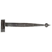 #10 24" (610mm) Hand Forged Cranked Hook & Band Strap Hinge