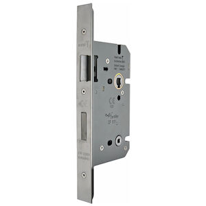#06 85mm Euro DIN Style Mortice Bathroom Lock for Lever Door Handles