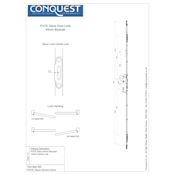 #05 Winkhaus FGTE Multi-Point Slave Door Lock 45mm