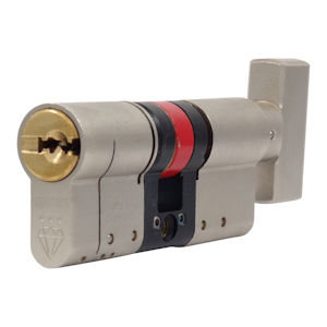 #25 - 45mm/35mm Off-Set Euro Profile Key & Thumbturn Cylinder KA