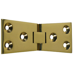 #21 4" (102mm) Solid Brass Dovetail Counter Flap Hinge