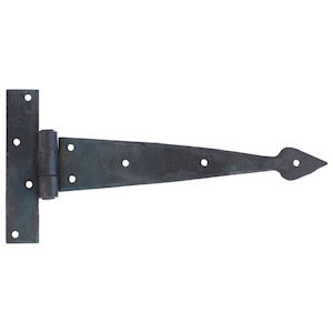 #11 9" (230mm) Hand Forged Gothic Arrow Head T (Tee) Strap Hinge