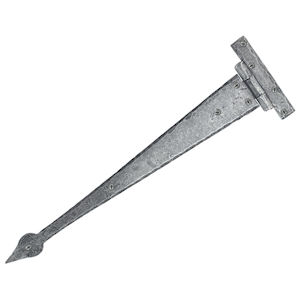#26 18" (462mm) Hand Forged Gothic Arrow Head T (Tee) Strap Hinge