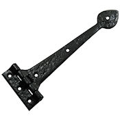 #06 Kirkpatrick 814 12" (313mm) Black Iron T (Tee) Strap Hinge