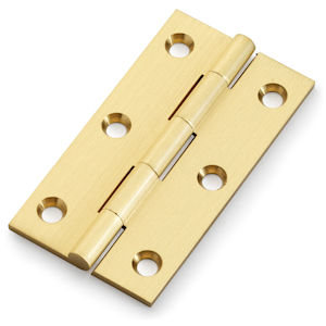 #01 3" (76mm) Solid Brass Butt Hinge