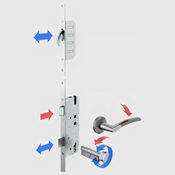#07 Winkhaus 2946090 Cobra KTA Slam Lock Multi-Point Door Lock 45mm Backset