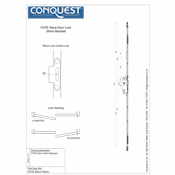 #04 Winkhaus FGTE Multi-Point Slave Door Lock 35mm